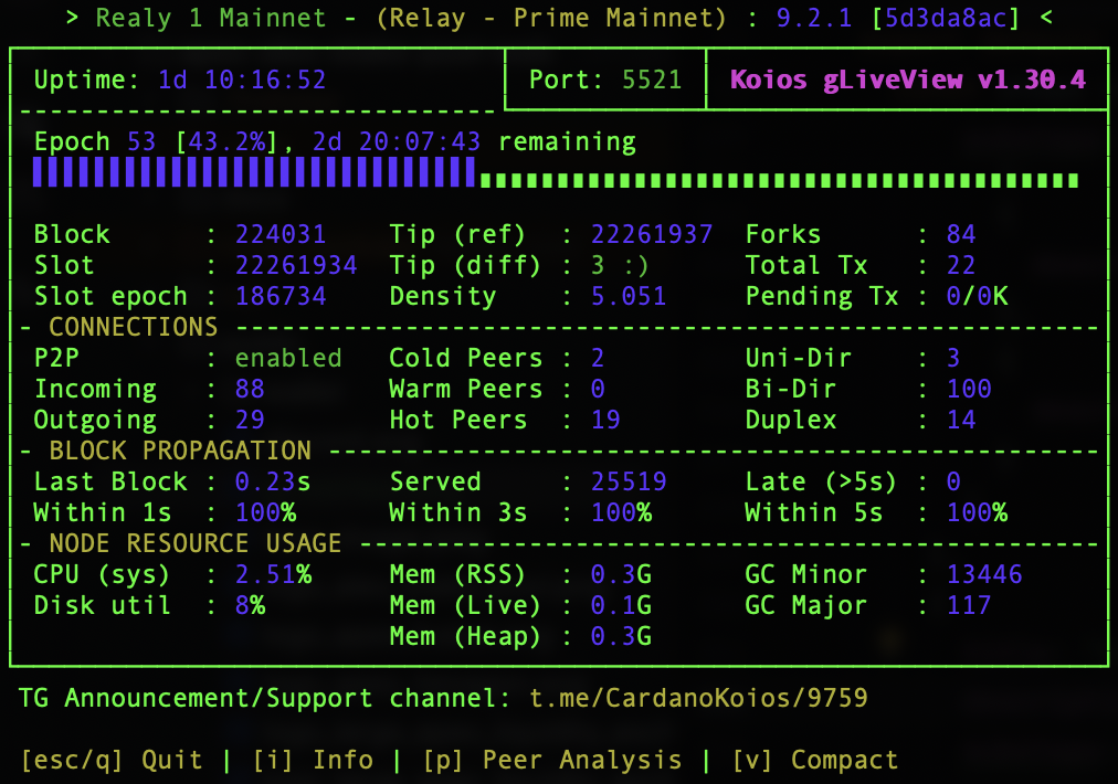 Launching the Node